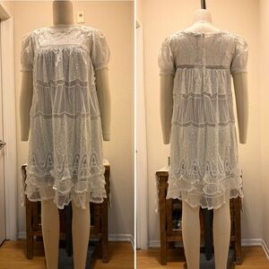 BCBG MAX AZRIA White Lace Dress